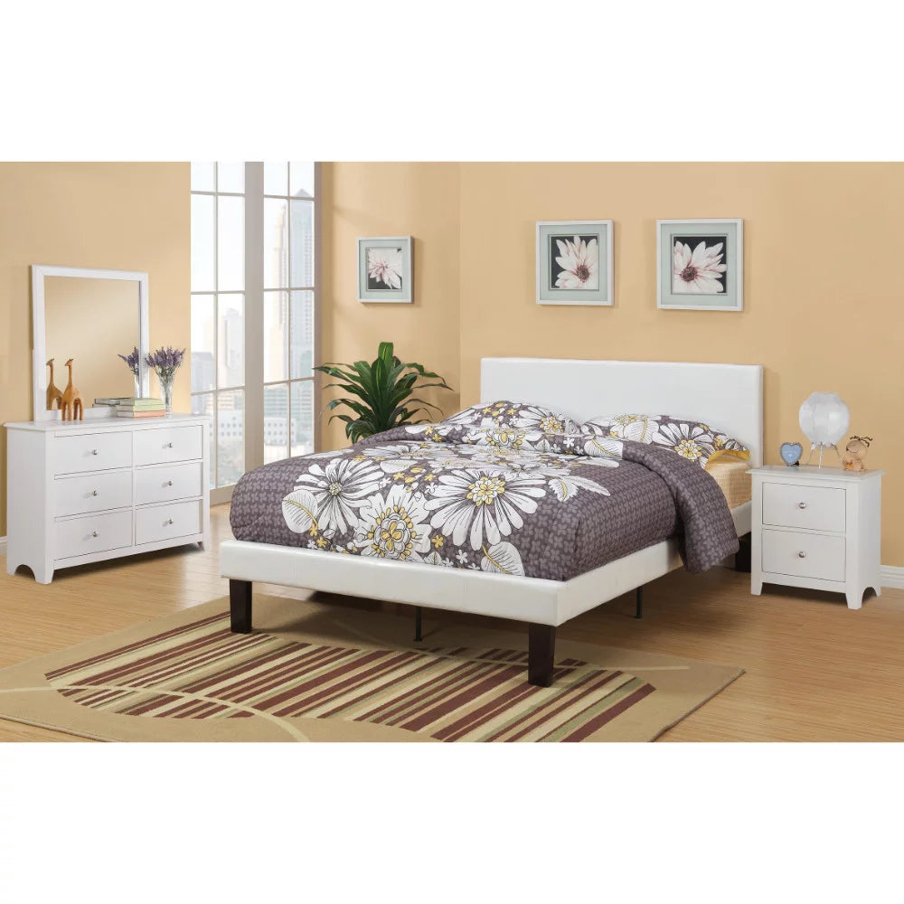 White Twin Bed G647