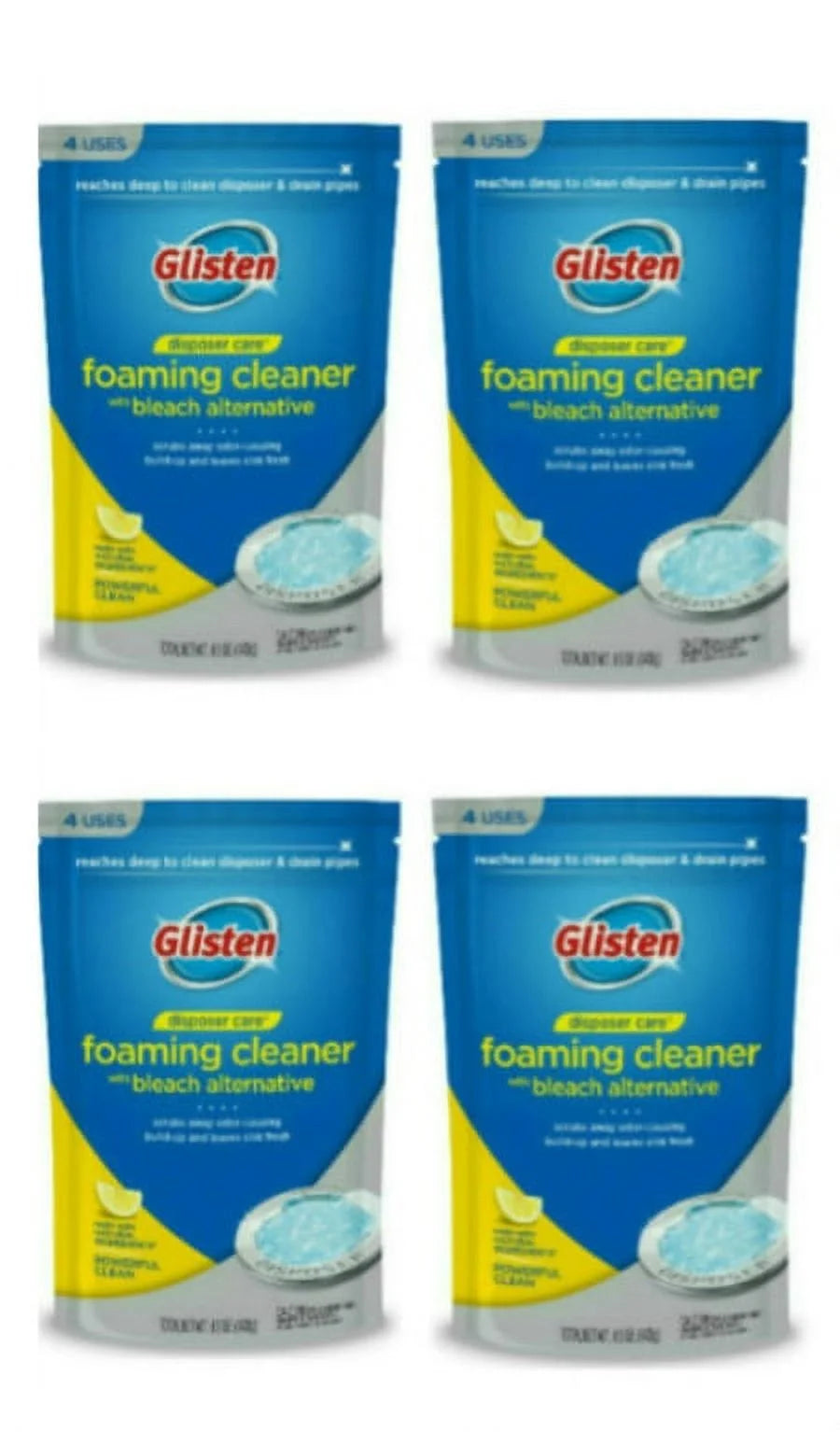 Lemon Scent Foaming Garbage Disposer Cleaner W1223