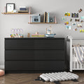 White 6 Drawer Dresser N93364