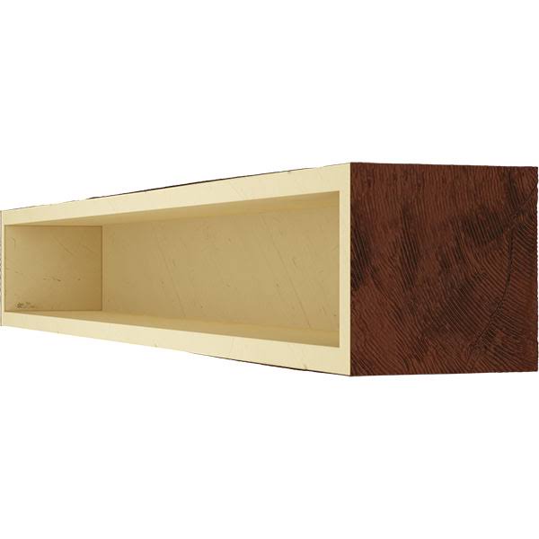 Sandblasted Faux Wood Fireplace Mantel D55946