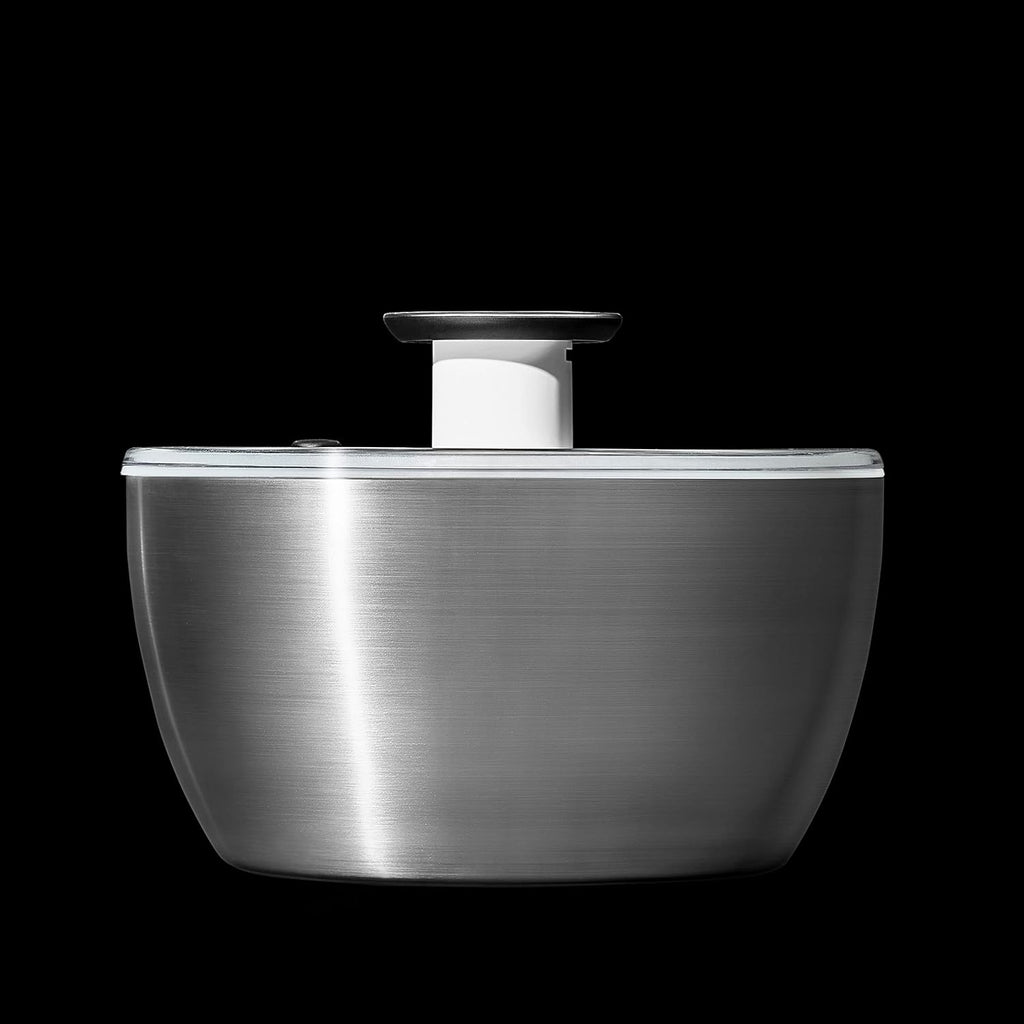 6.34 Qt Stainless Steel Salad Spinner W549