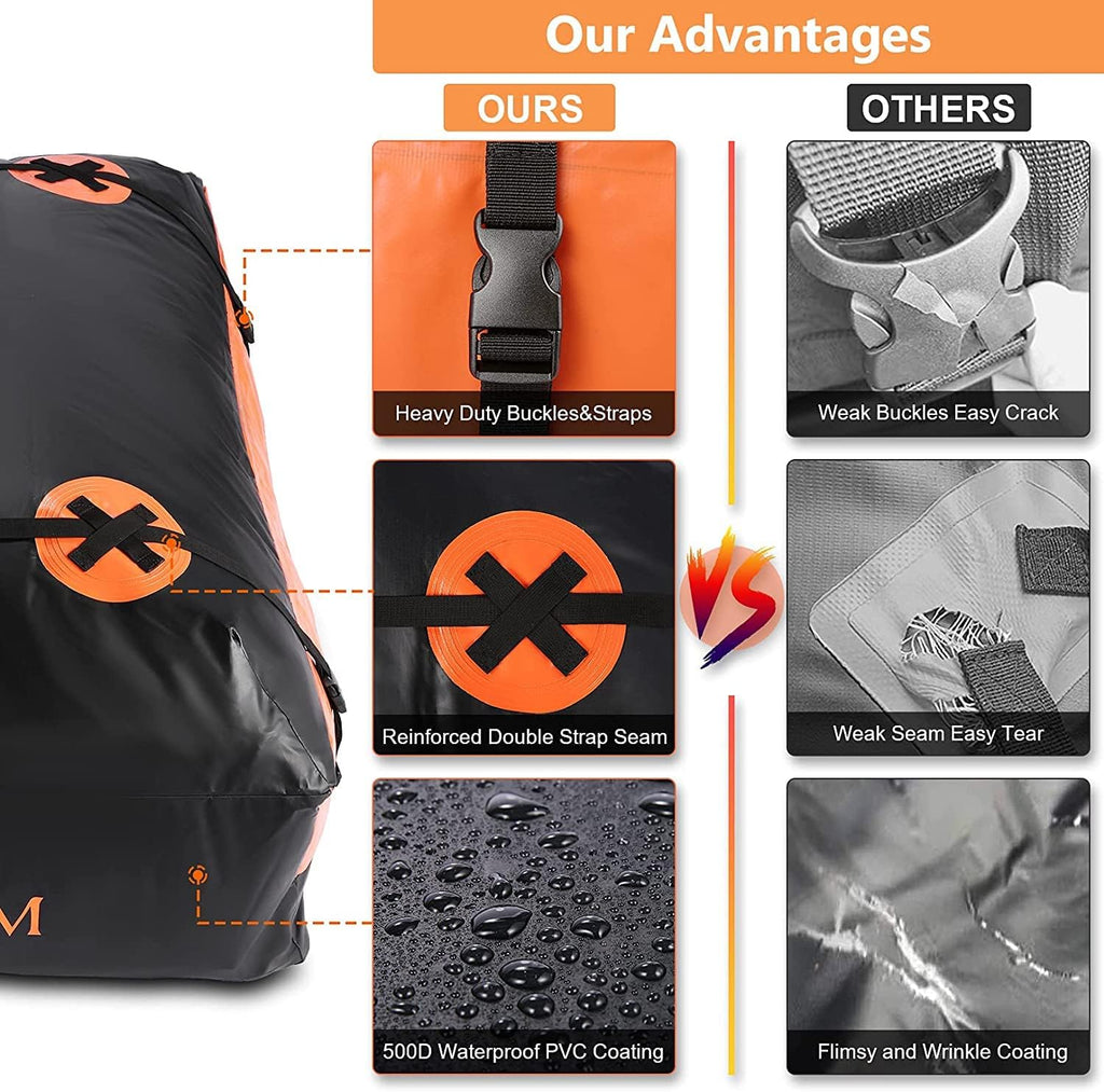 15 and 20 Cubic Feet Waterproof Rooftop Cargo Carrier Bag G5148