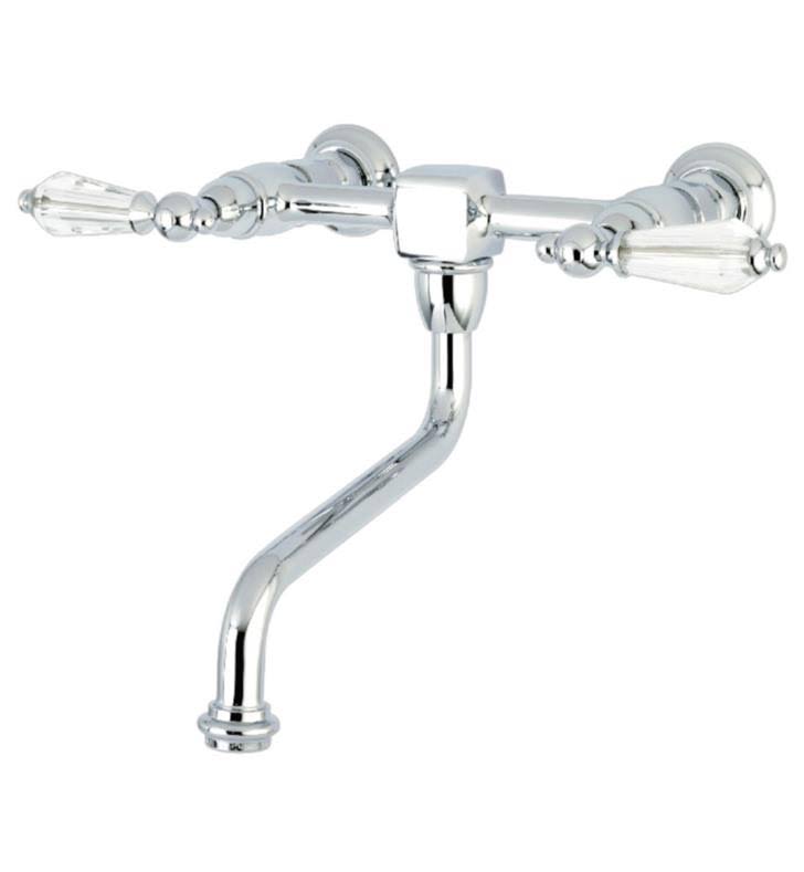 Polished Brass Wall Mount Vessel Sink Faucet G31672