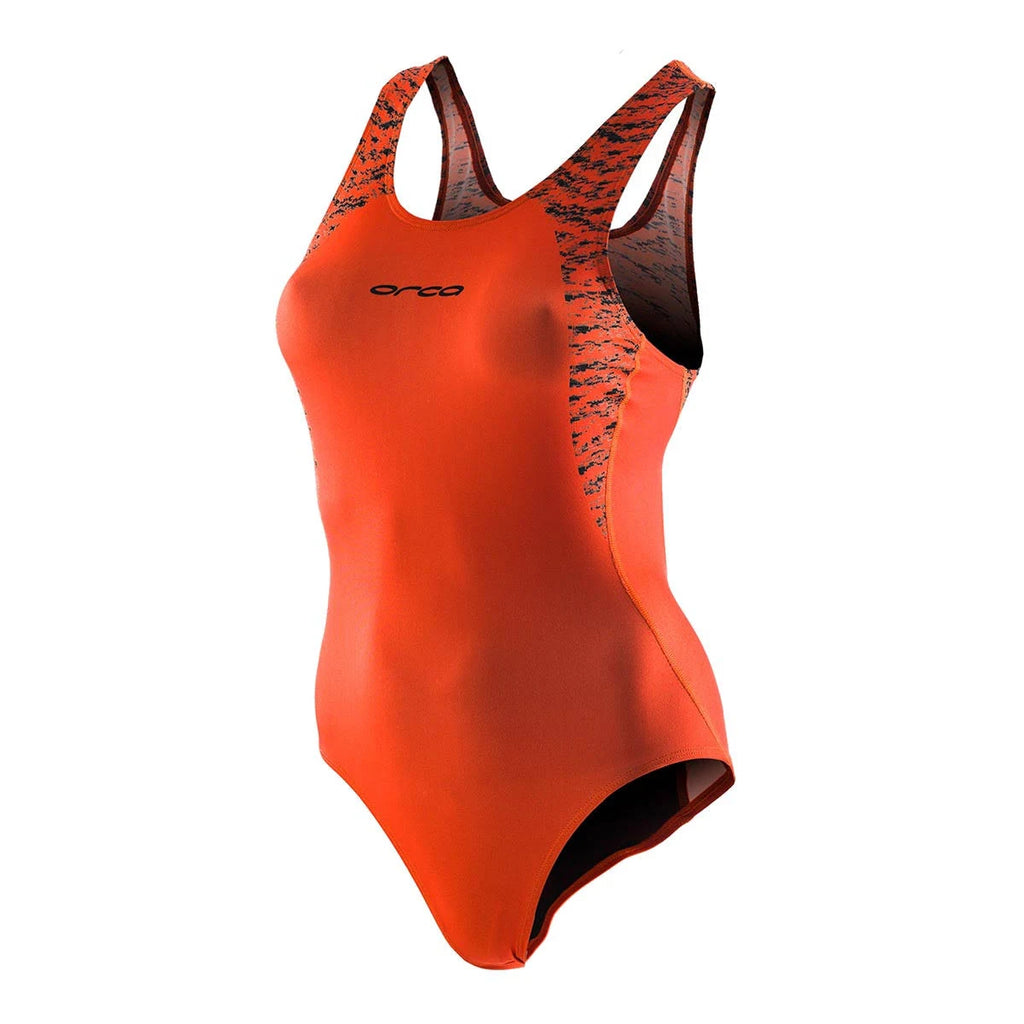 Orange Black Swimsuit R85223