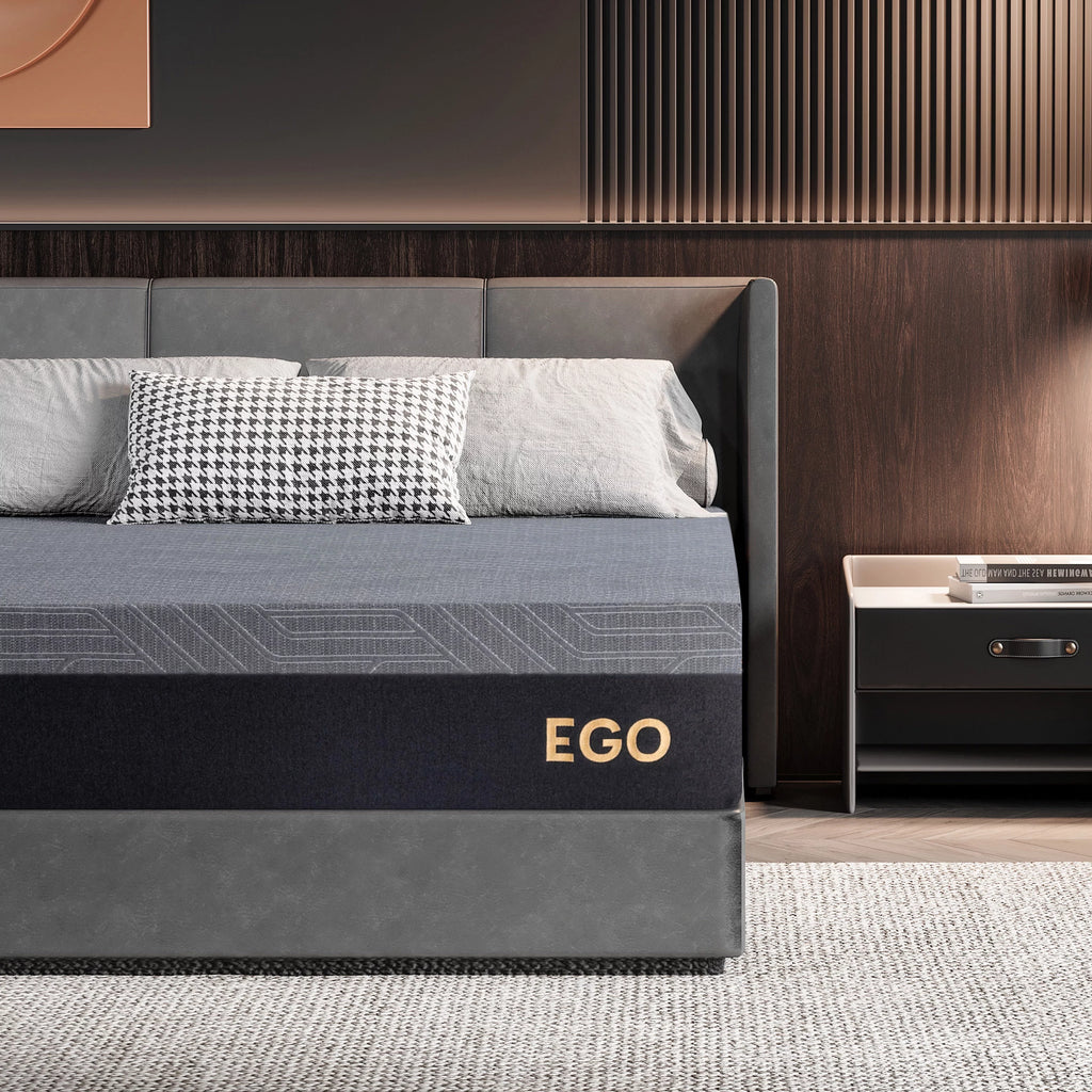Black 10 inch Gel Memory Foam Mattress F4103