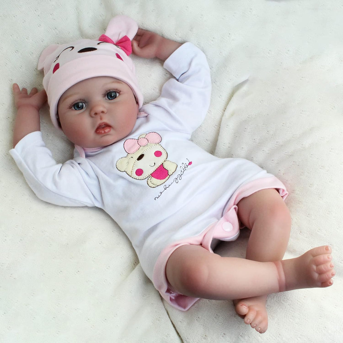 22 inch Realistic Soft Vinyl Reborn Baby Doll G51452