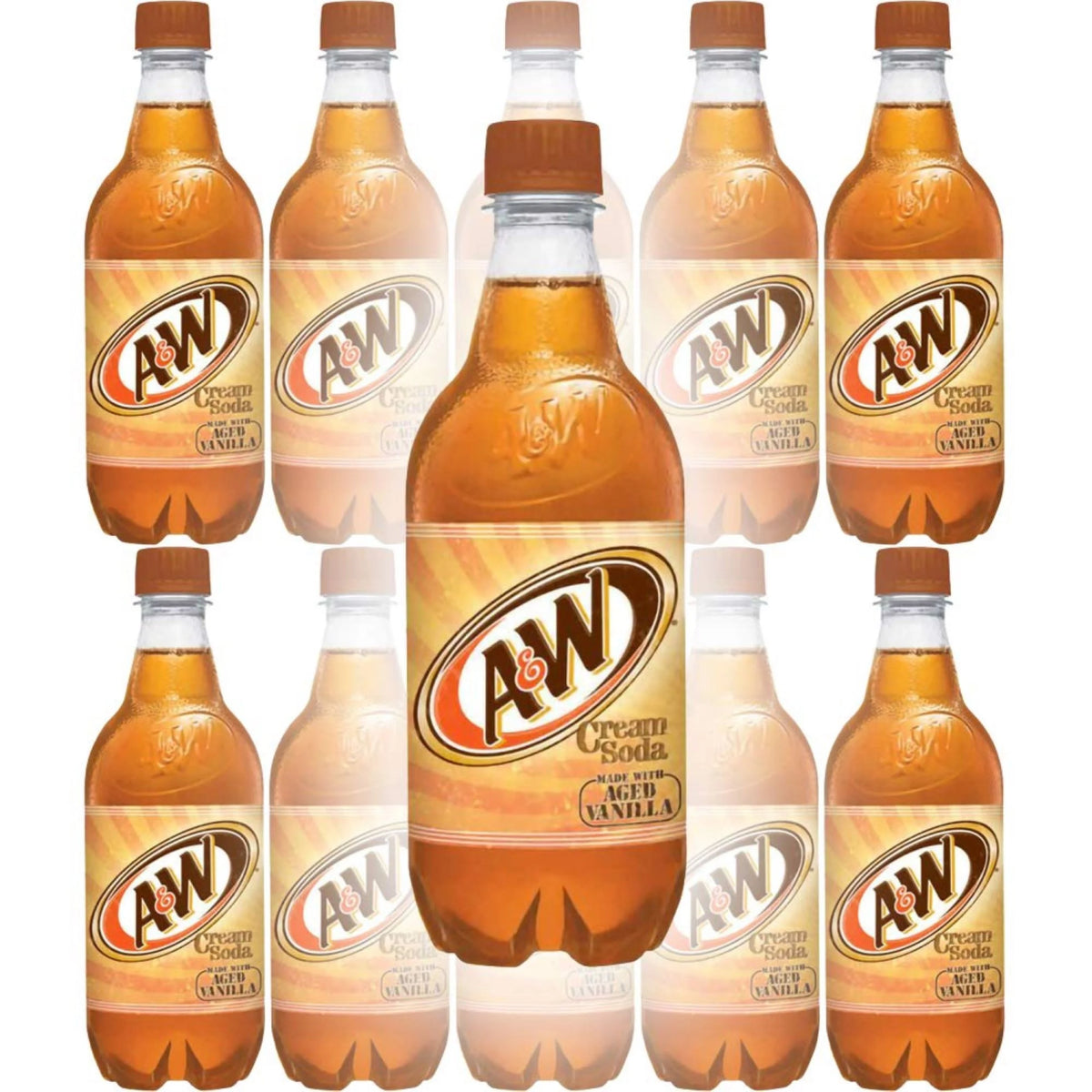Cream Soda Pop 20oz Bottles, Quantity of 24 J822
