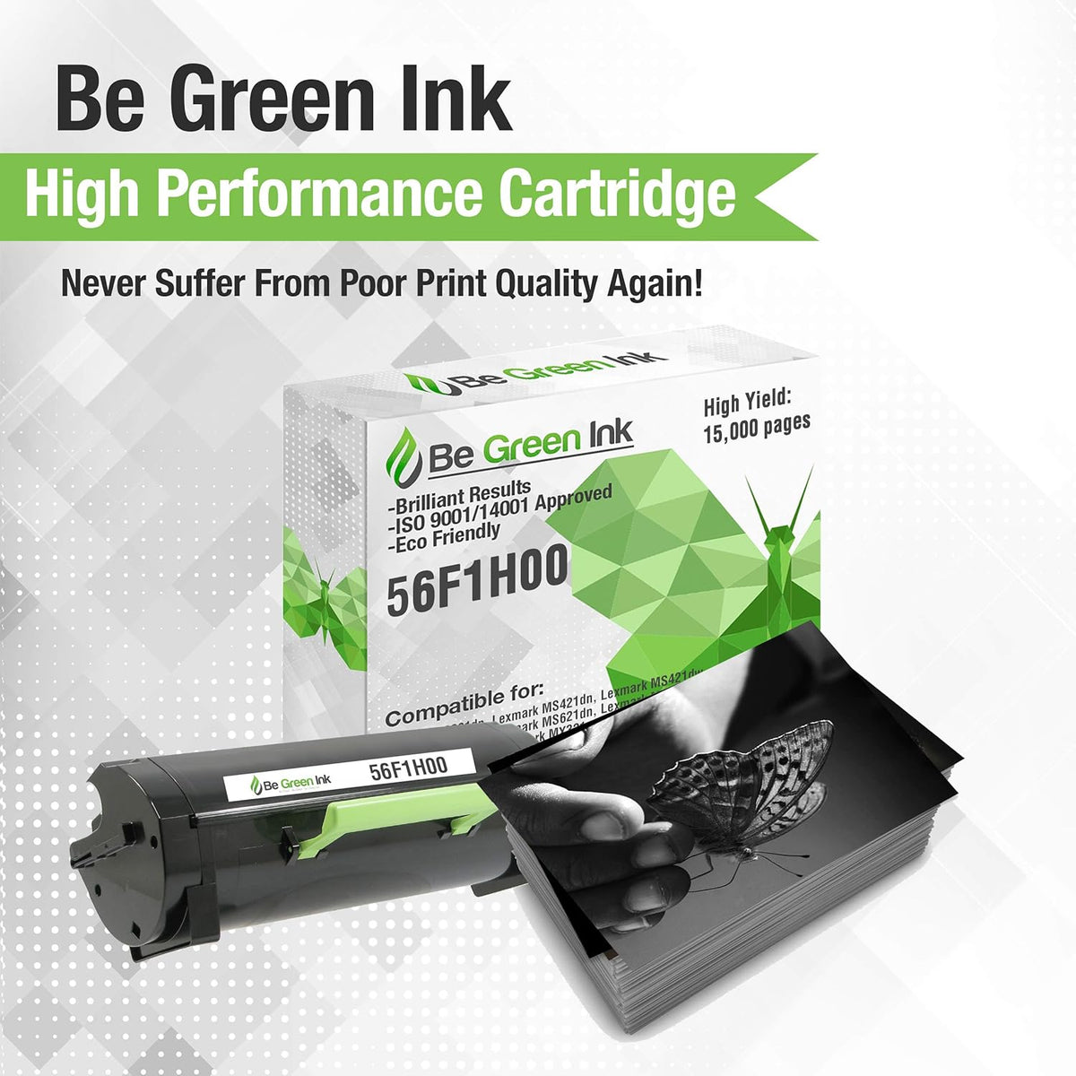 Black Compatible Replacement Toner Cartridge 15K F840