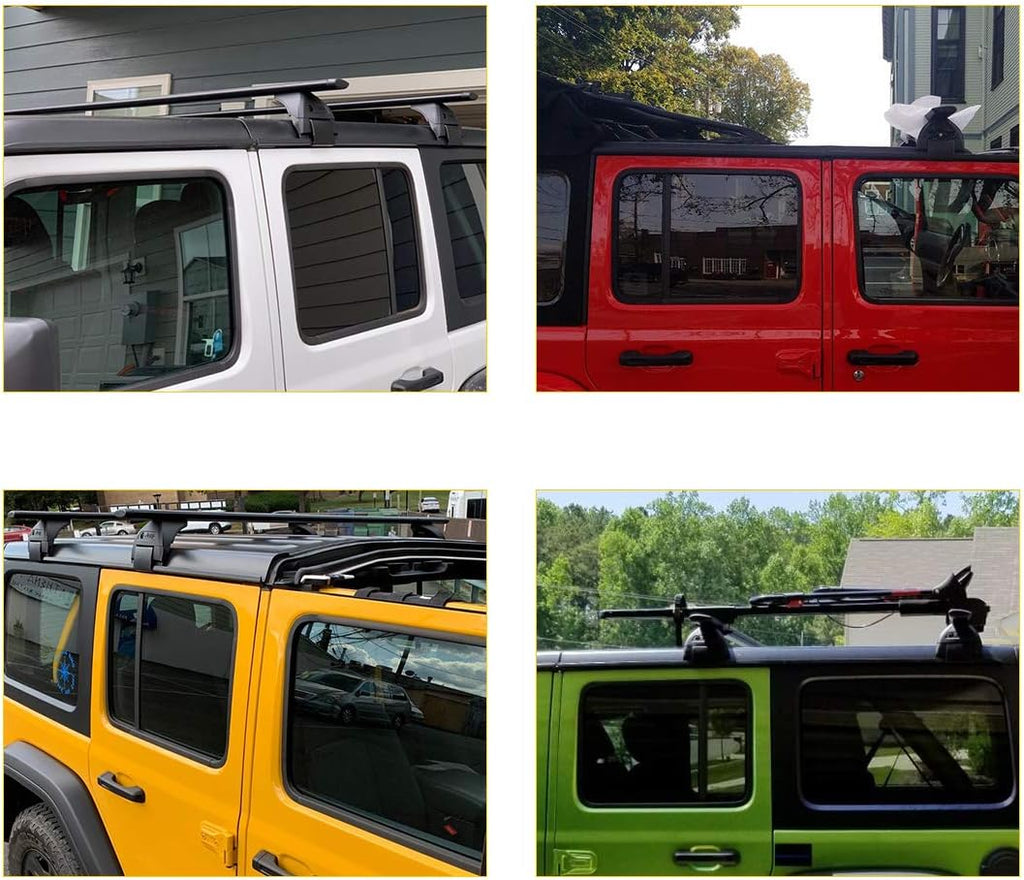 Roof Rack Cross Bars for Jeep Wrangler 2008 - 2022 (4-Door Hard Top) F132