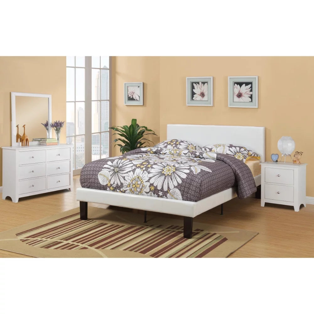 White Twin Bed G647