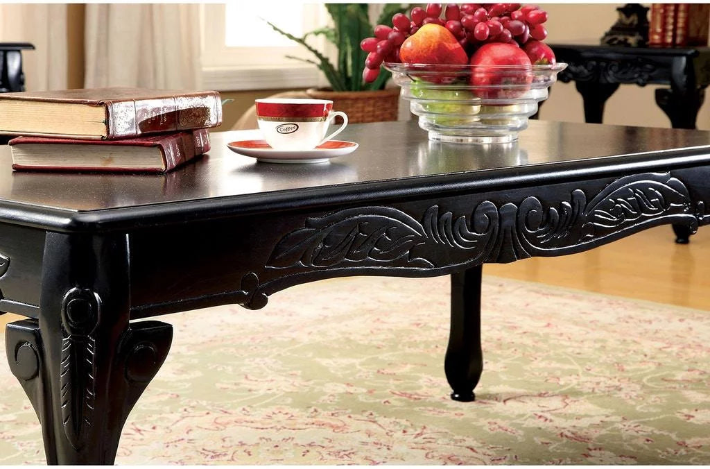 Cream & Black 5pcs Living Room Set H5718
