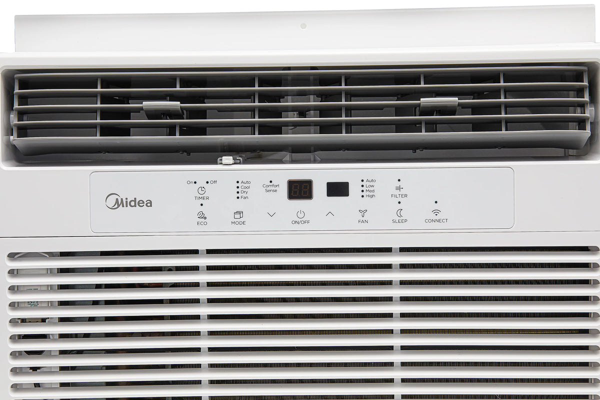 12,000 BTU 115V Smart Window Air Conditioner with Remote, White U5263