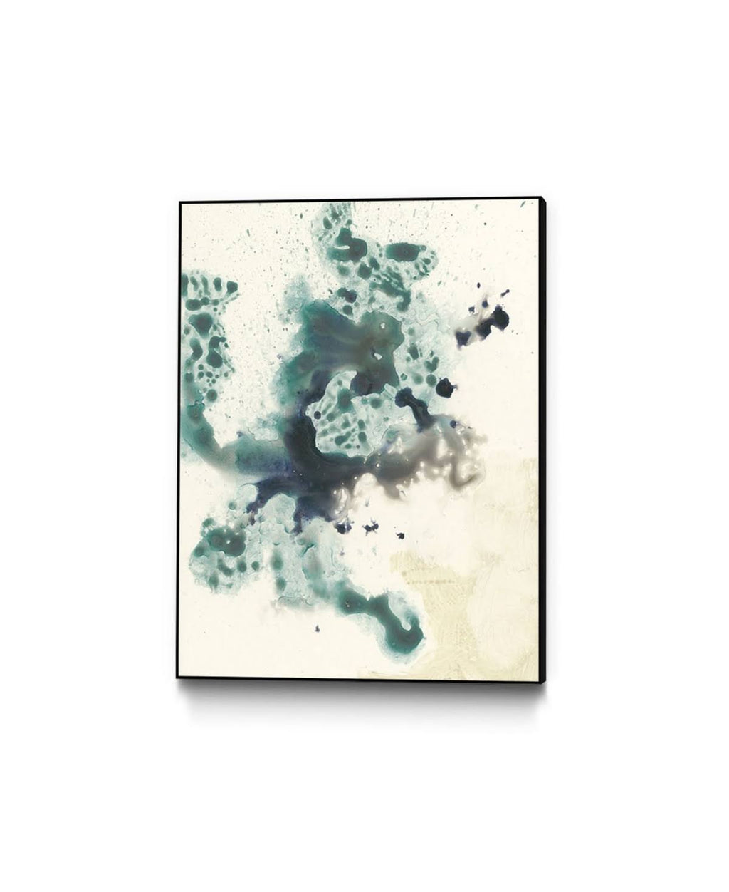 36x22 x 24x22 Teal Framed Canvas A217347