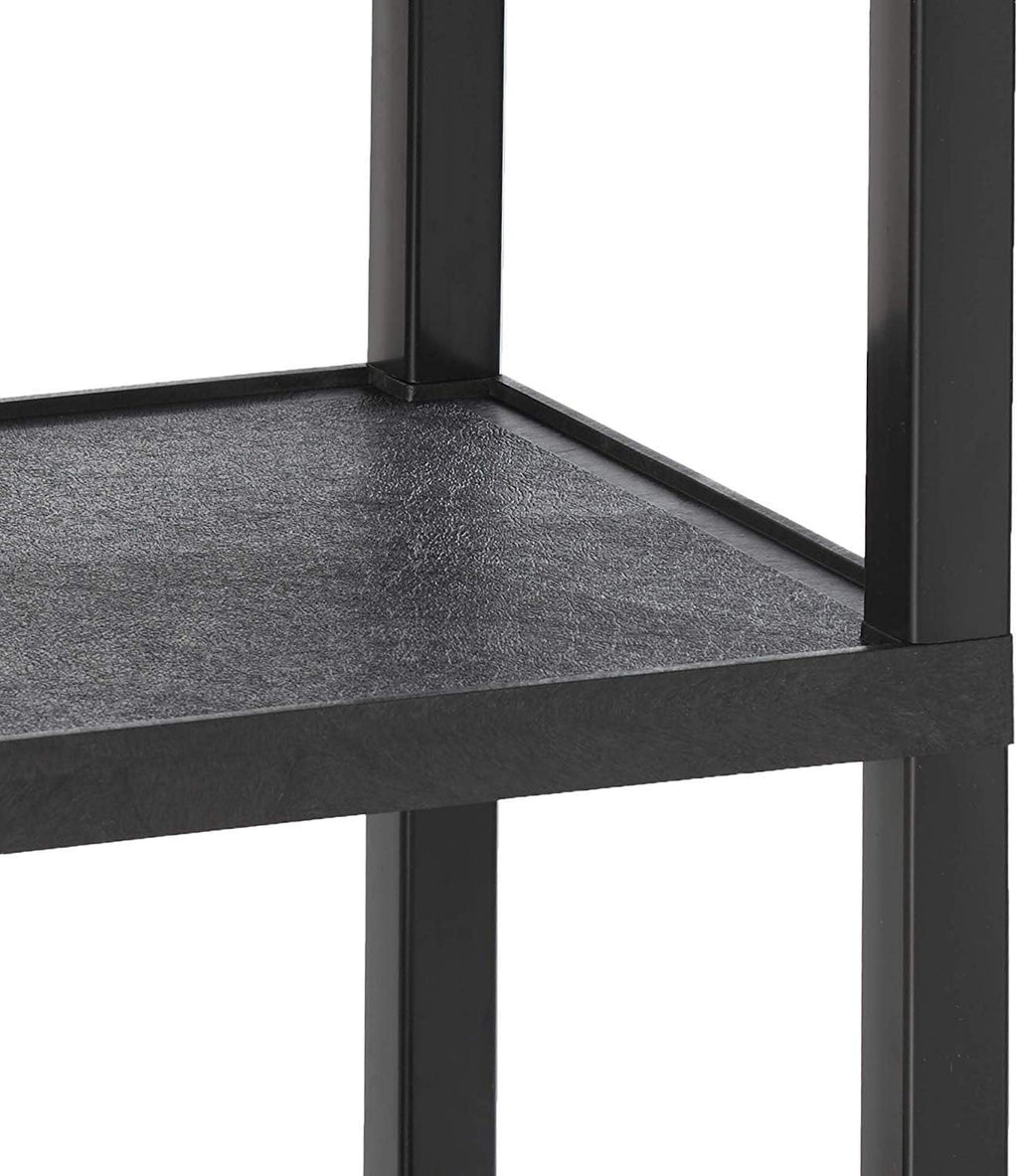 34 H Black Mobile Utility Cart with 3 Shelves V956281