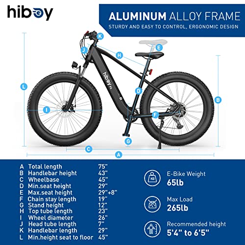 1000W 48V 13Ah Fat Tire Electric Bike H1696