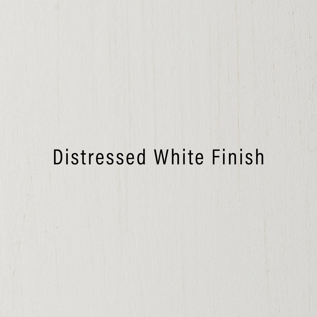 Distressed White Corner Storage Cabinet A5985