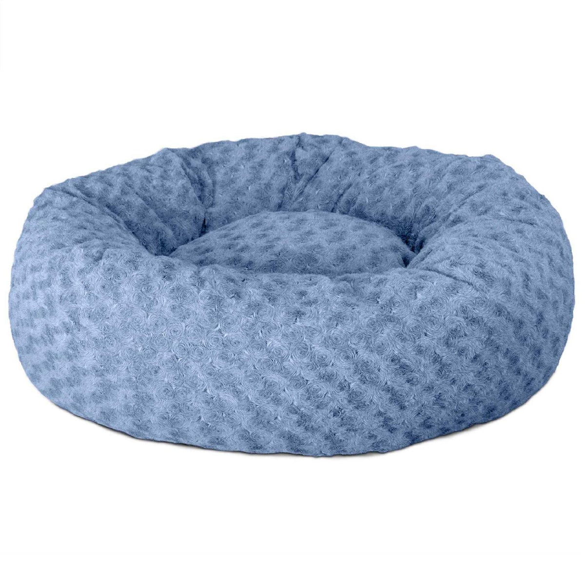 Curly Fur Plush Donut Dog Bed C26898