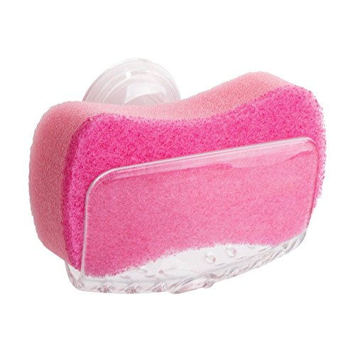 Plastic Suction Shaving Mirror with Razor Holder, Fog-Free, 6.25" x 8.5" x 2.5", Clear S889