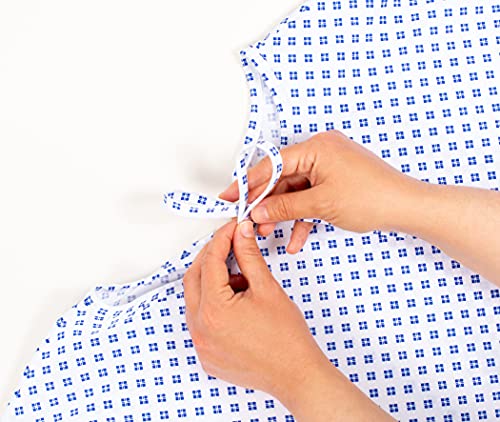 6 Pack Cotton Blend Medical Patient Gowns White U5577
