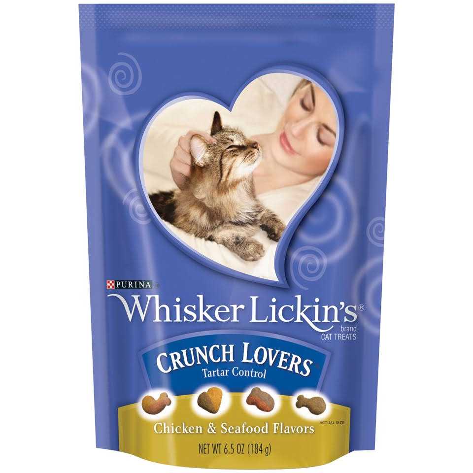 Chicken & Seafood Flavors Crunchy Cat Treats X66077