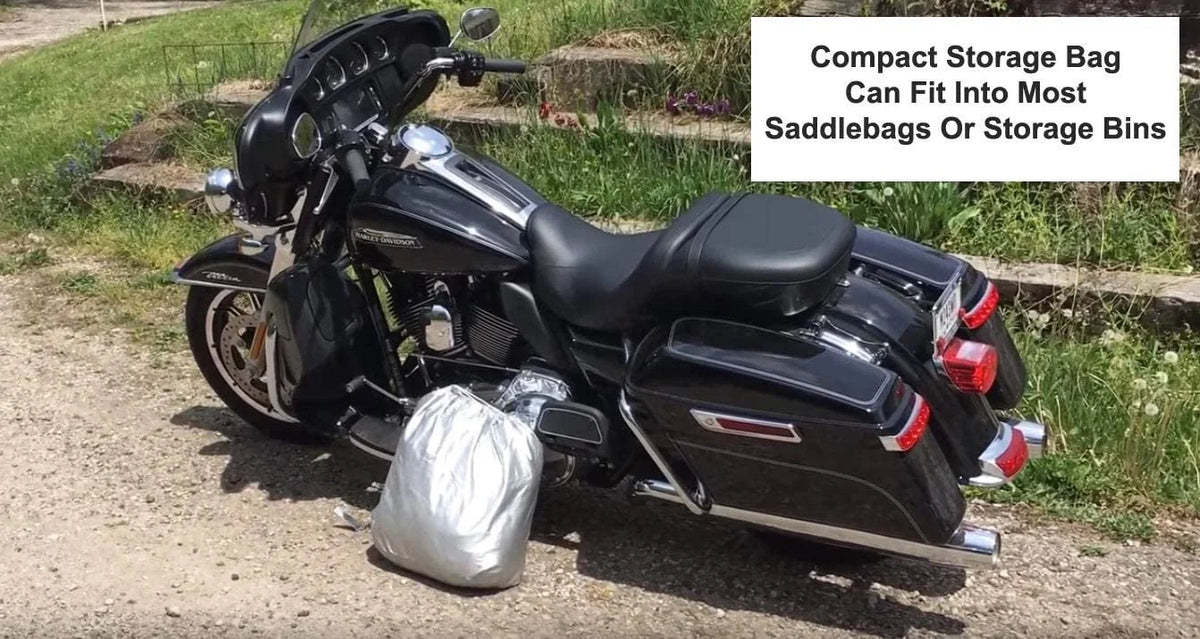Scooter Cover with Reinforced Securing Straps and Storage Bag V447