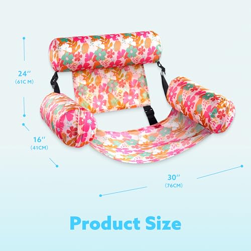 2 Pack Inflatable Pool Floating Lounge Chairs M3949