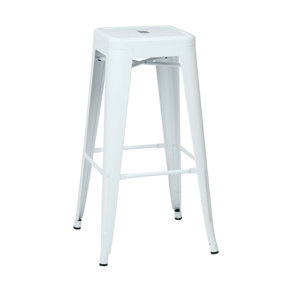 Green Steel Backless Barstool (4-Pack) M1562