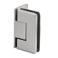Brushed Satin Chrome Wall Mount Offset Back Plate Hinge C1929