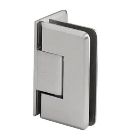 Brushed Satin Chrome Wall Mount Offset Back Plate Hinge C1929