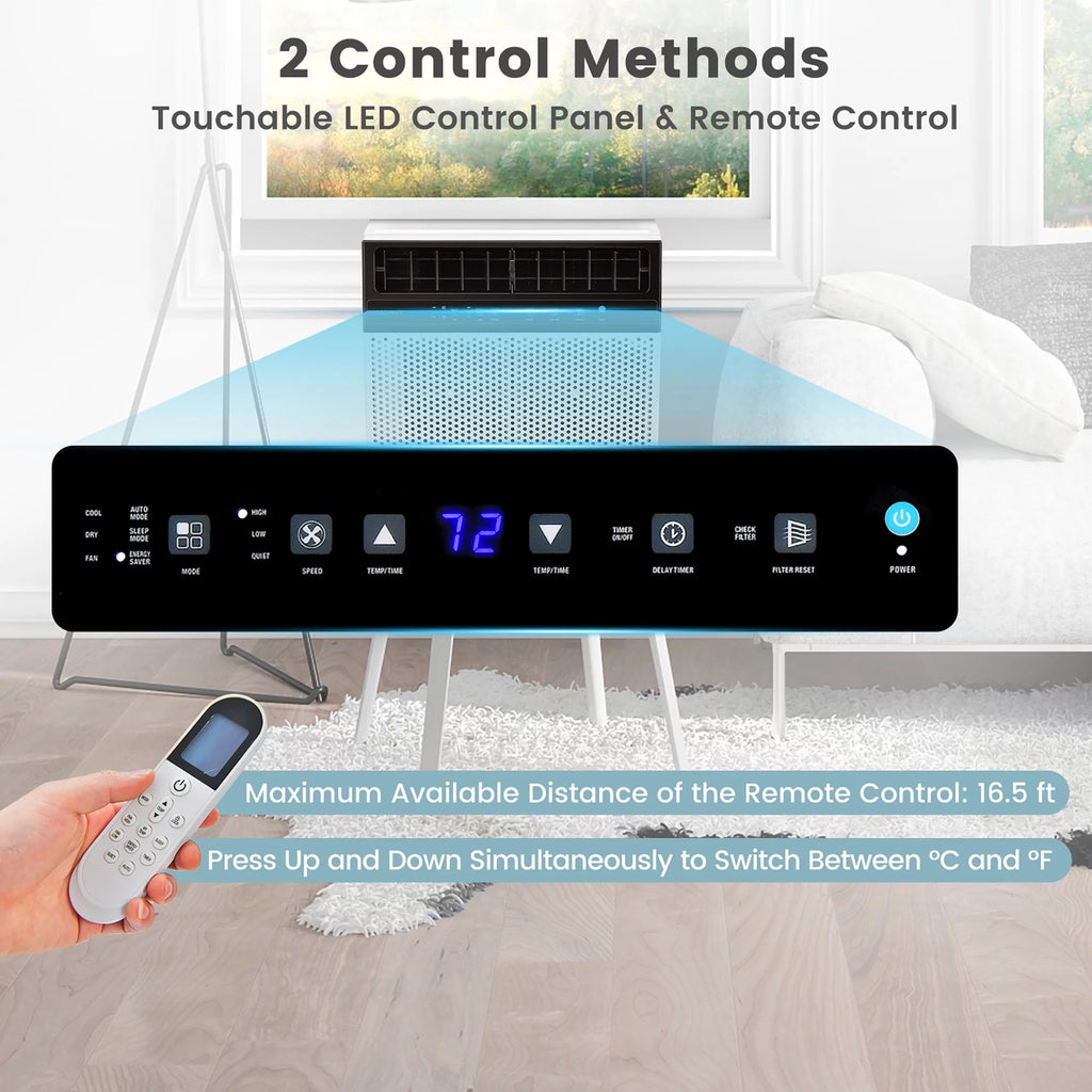 8000 BTU Window Air Conditioner with Remote R297556