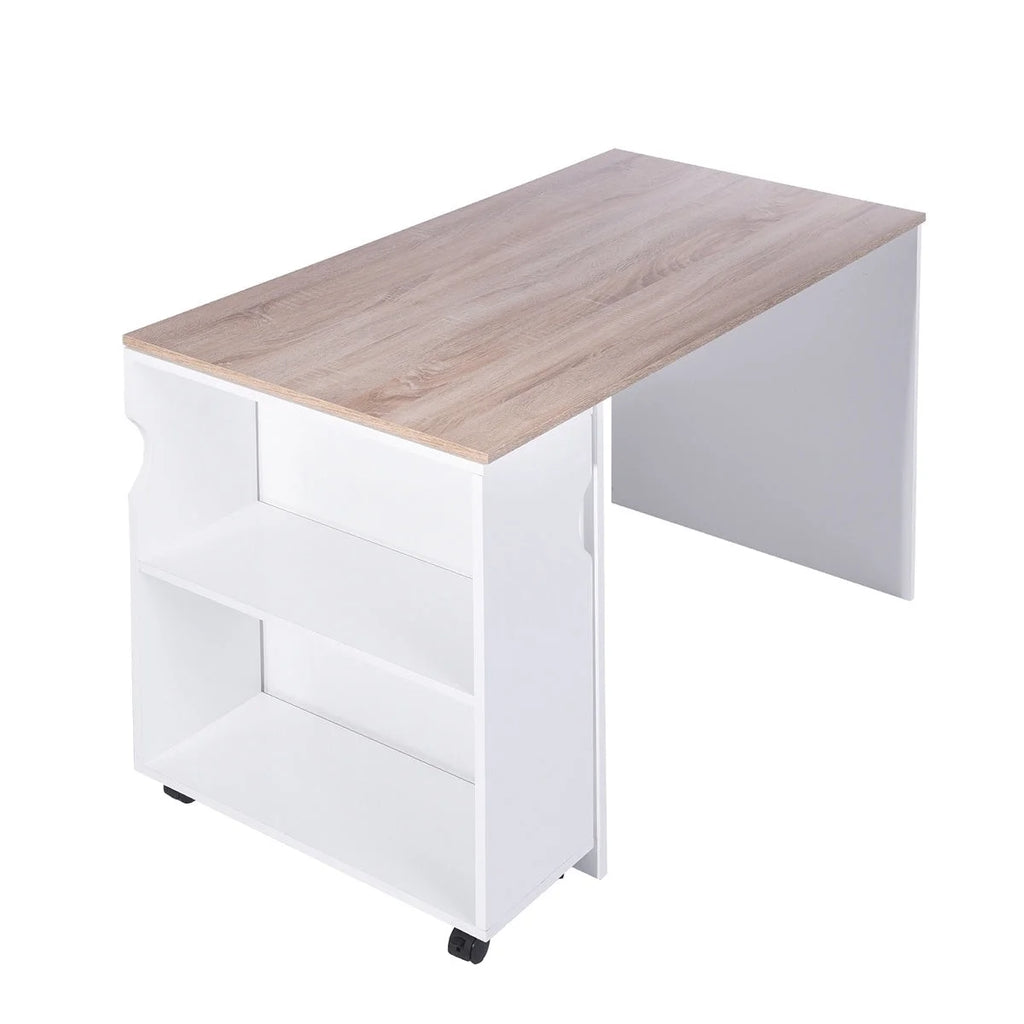47.4" L Computer Desk with Bookcase S7433