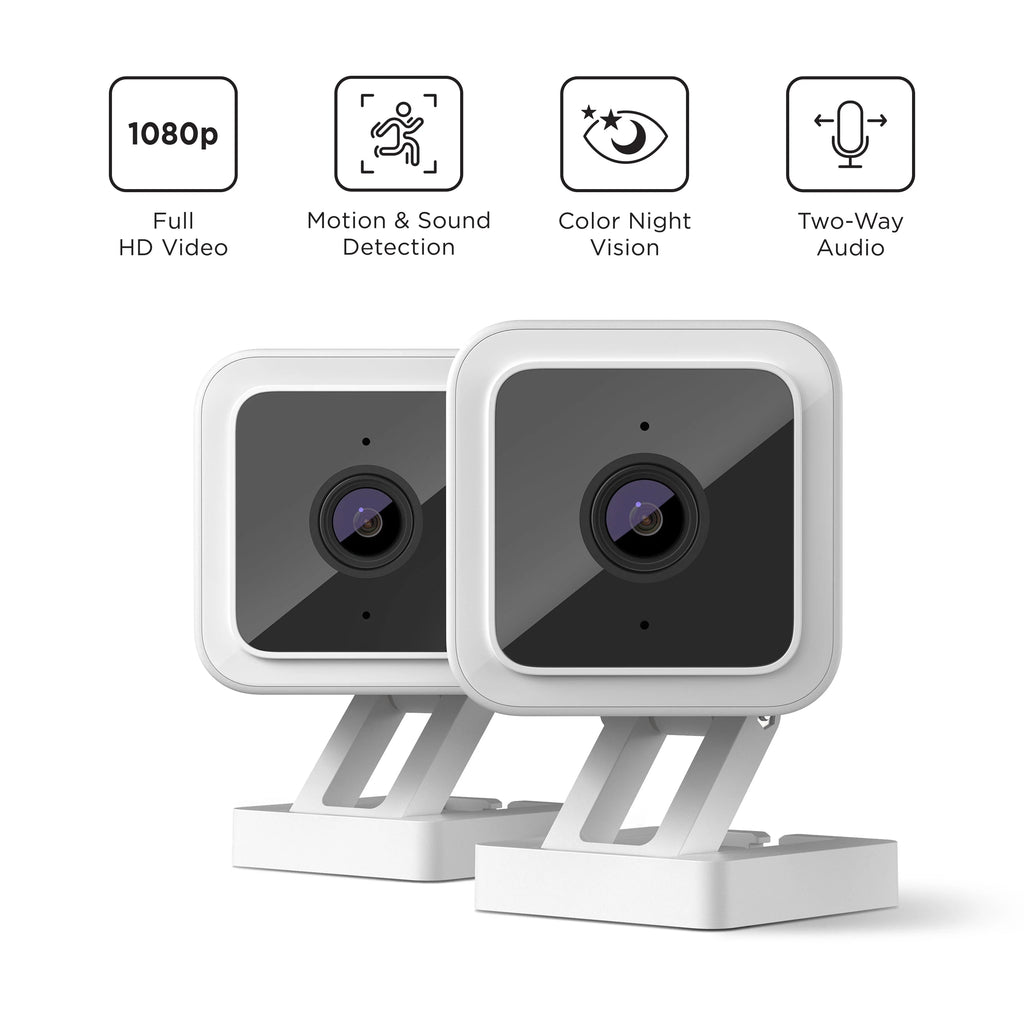Indoor Camera 2-Pack Wired Security Camera with Motion & Sound Detection N240