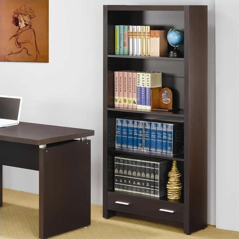 3 Piece Set with Computer Desk Bookcase and Office Chair O712549