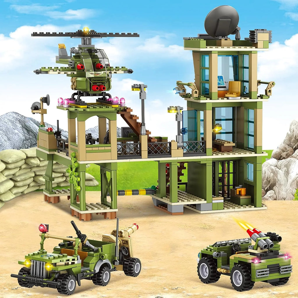830 Pieces Green STEM Building Toy Building Blocks Set I600037