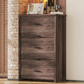 Light Gray 5 Drawer Wooden Dresser X938