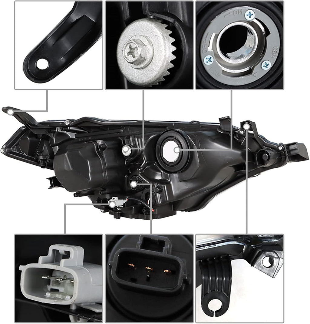 LED Headlight Left Side for 2014 2016 Toyota Corolla N3604