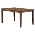 Brown Rectangular Dining Table T624