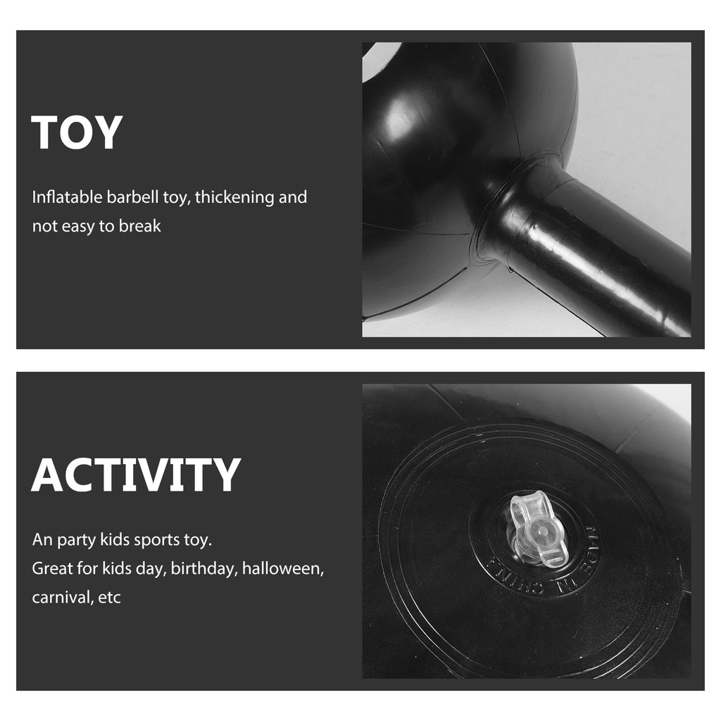 Inflatable Barbell Toy PVC Thickening Toy F96310