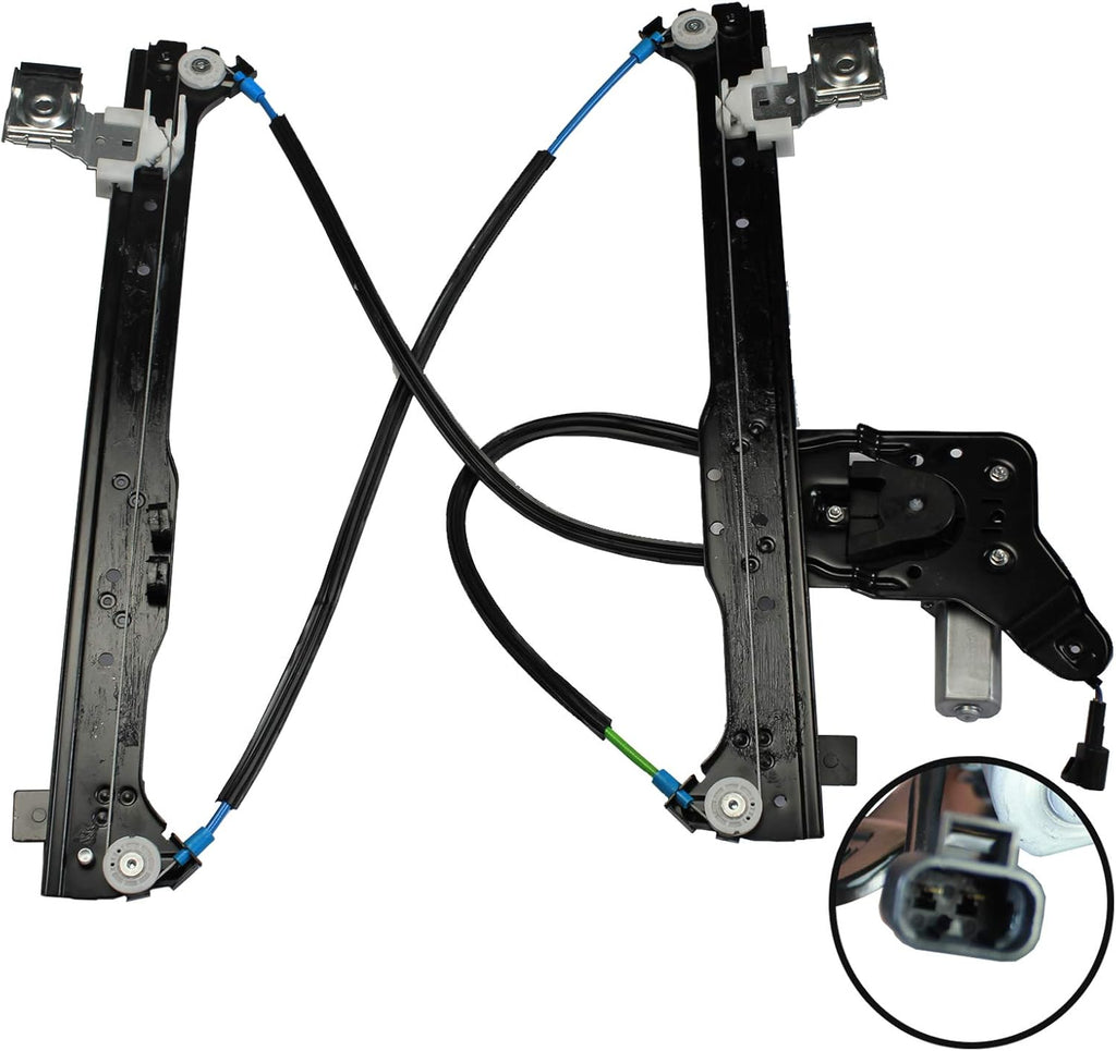 Rear Passenger Side Power Window Regulator with Motor Assembly Pack of 2 R1432