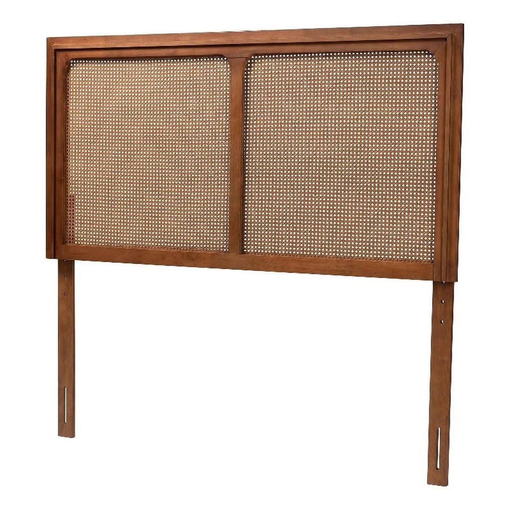 Wood & Rattan King Size Headboard G819670