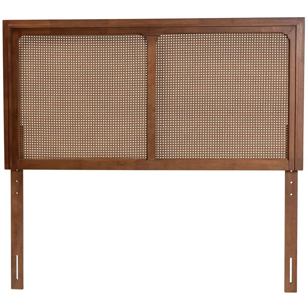 Wood & Rattan King Size Headboard G819670