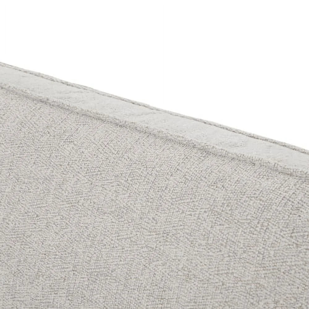 Large Upholstered Tufted Fabric Sofa Couch Beige R6390