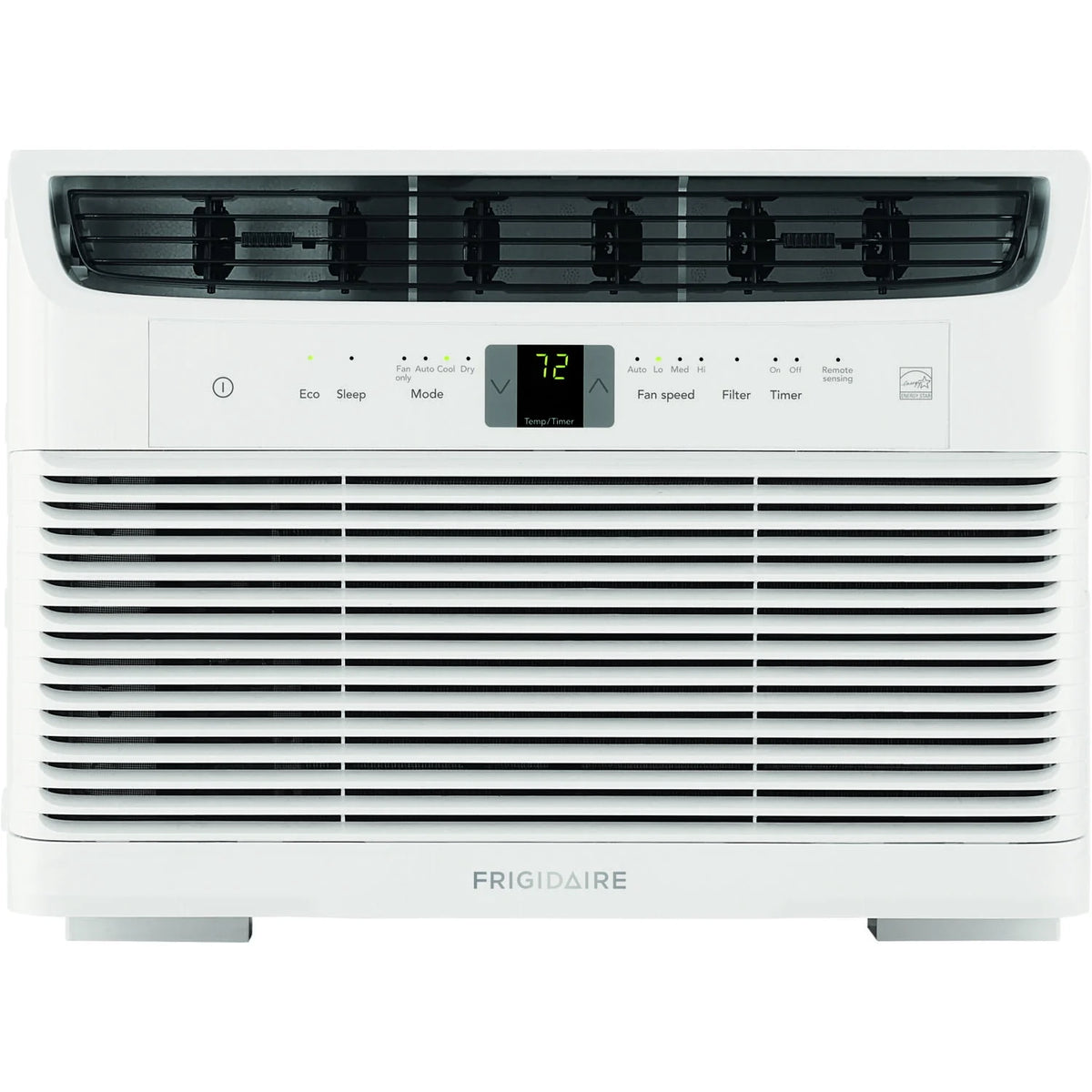 5,000 BTU 115V Window-Mounted Mini-Compact Air Conditioner with Remote Control, White M23786