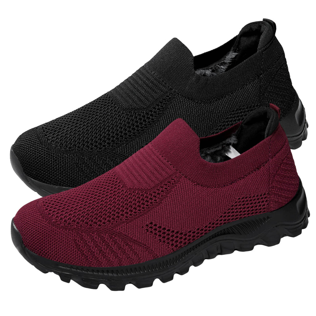 Fuzzy Snow Boots for Women Winter Boots J4986