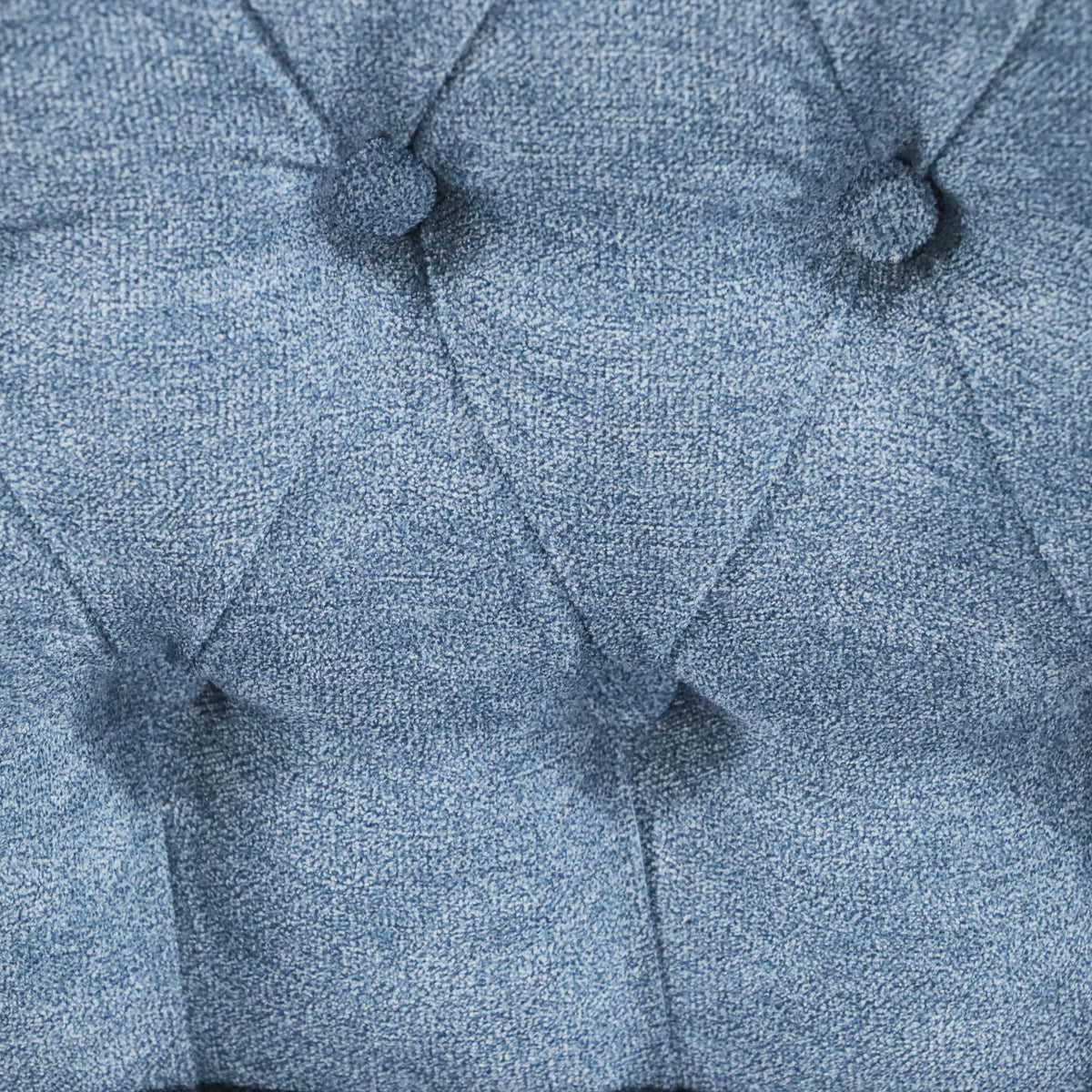 Blue Linen Fabric Accent Chair with Button Tufted Back D6847
