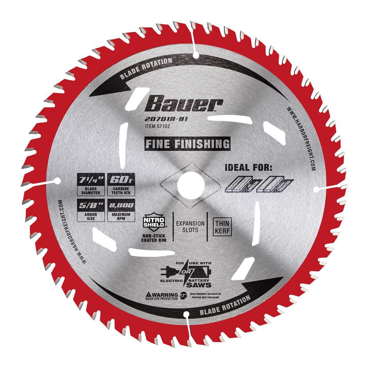 7-1/4 in. 60T Circular Saw Blade I36049