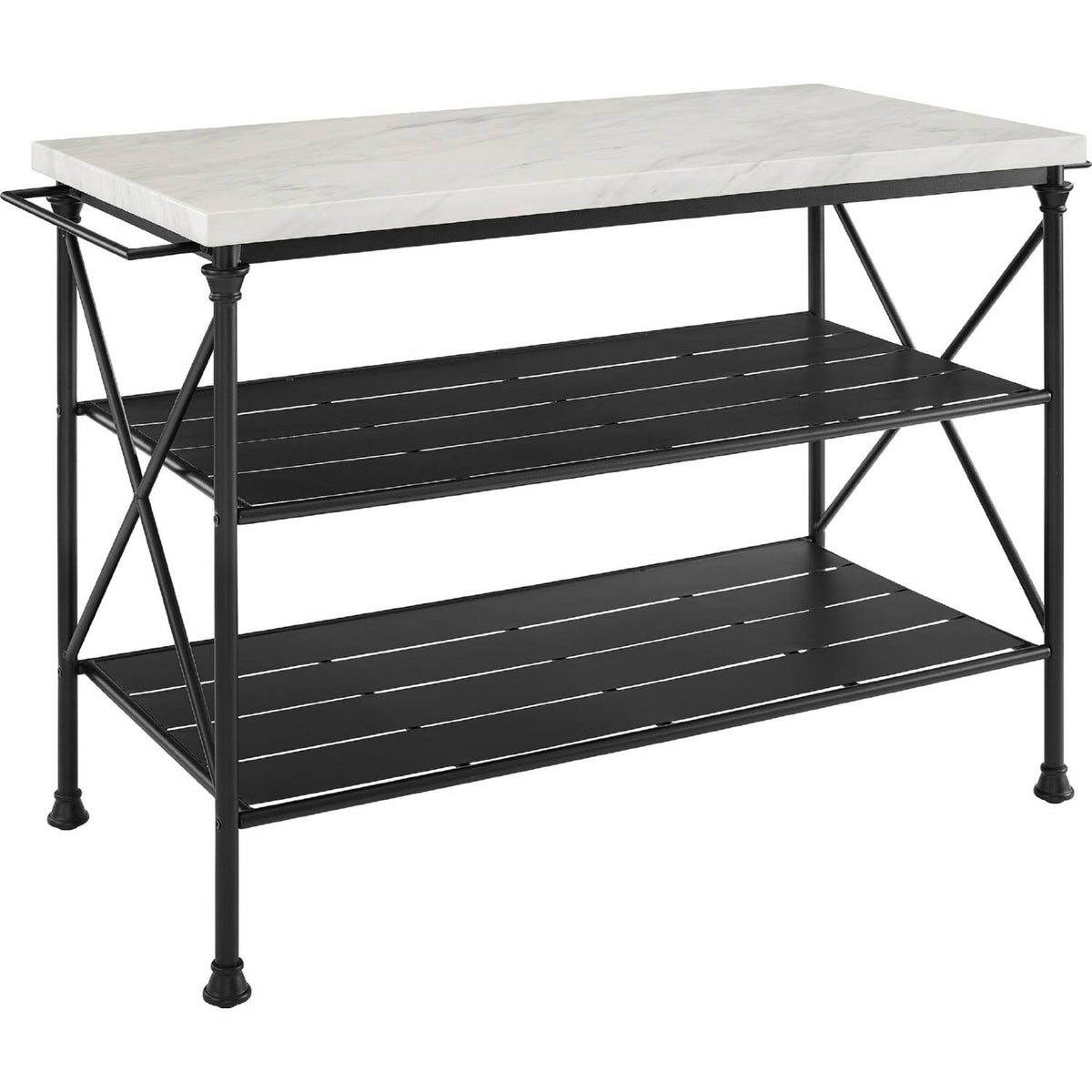 Black Kitchen Island G610
