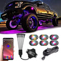 18 LEDs Multicolor Waterproof Aluminum Underglow Light Kit Pack of 2 I662341