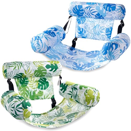 2 Pack Inflatable Pool Floating Lounge Chairs M3949