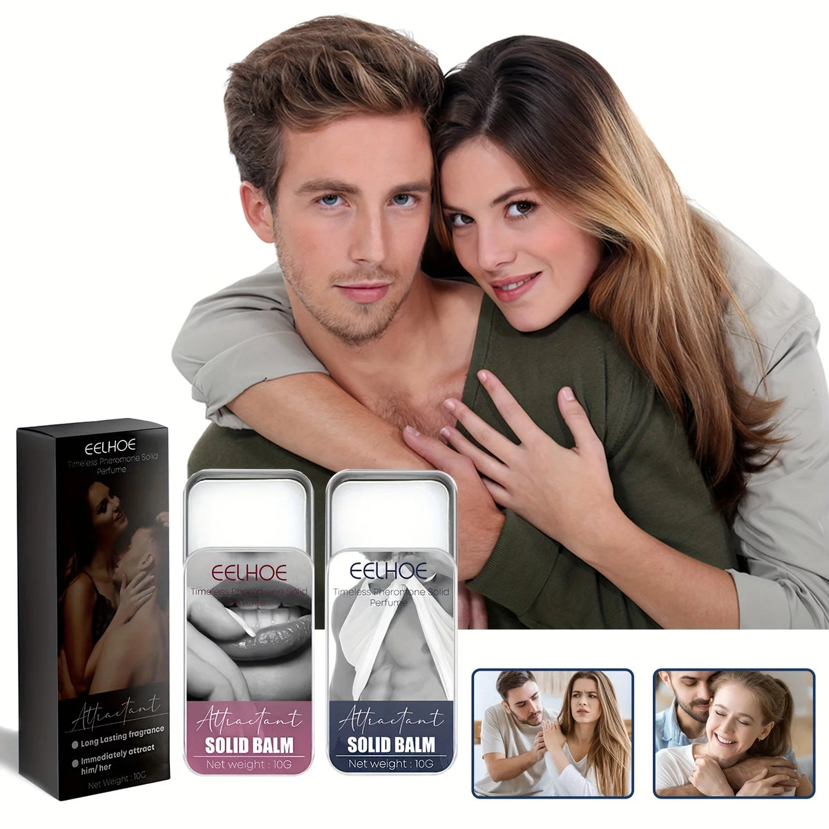 Solid Balm For Men Women Jasmine Notes Solid Perfume C36619